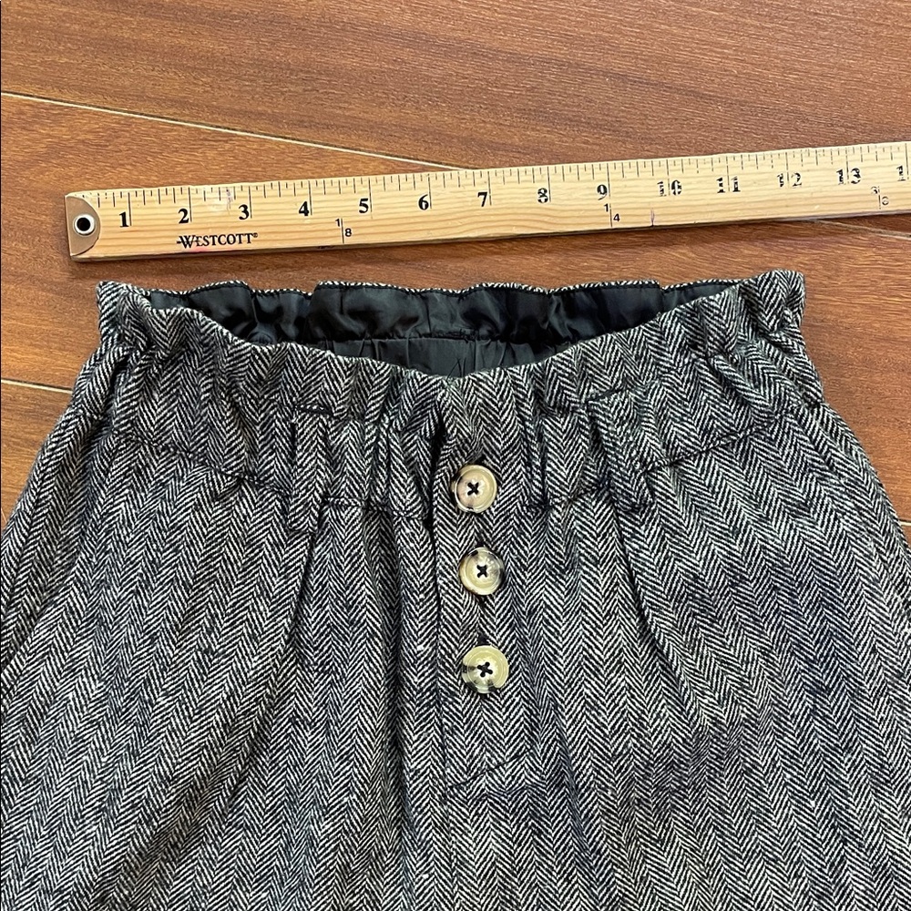 Stylish Black and Gray Wide Leg Pants